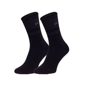 Calvin Klein dámské černé ponožky - ONESIZE (BLA)